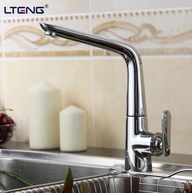 LTENG Kitchen hot and cold faucet Copper Single handle Rotatable Polished treatment Free shipping
LTENG Kitchen hot and cold faucet Copper Single handle Rotatable Polished treatment Free shipping