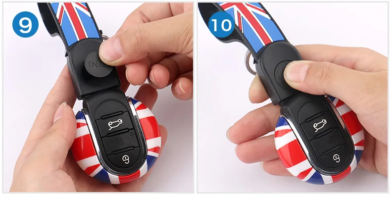 Car Key Shell Cover Protector Case Keychain for Mini Cooper JCW F57 F56 F55 F54 F60 Countryman Accessories Car Styling (11)