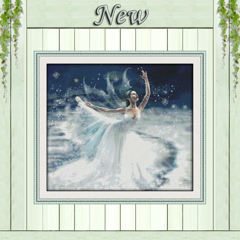 Ballet on Ice,pattern print on fabric DMC 14CT 11CT Cross Stitch kits,embroidery needlework Sets,beautiful girl Home Decoration
Ballet on Ice,pattern print on fabric DMC 14CT 11CT Cross Stitch kits,embroidery needlework Sets,beautiful girl Home Decoration