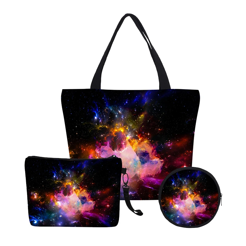 VEEVANV Ladies Shoulder Bags Fashion 3pcs /Set Galaxy Printing Bag Women Handbags Makeup Case Change Purse Girls Canvas Bookbag
VEEVANV Ladies Shoulder Bags Fashion 3pcs /Set Galaxy Printing Bag Women Handbags Makeup Case Change Purse Girls Canvas Bookbag