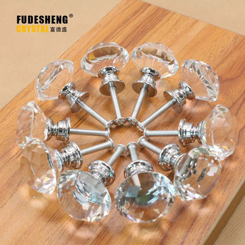Freeshipping 30mm 8pcs Brand new Quality K9 Clear Crystal Glass Cupboard Handles Diamond Door Knobs Drawer Cabinet Pull SJ-1003
Freeshipping 30mm 8pcs Brand new Quality K9 Clear Crystal Glass Cupboard Handles Diamond Door Knobs Drawer Cabinet Pull SJ-1003