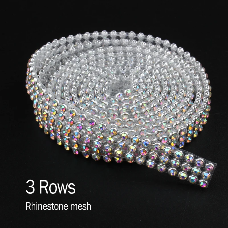 Top Fashion Promotion Brilliant SS8 CrystalAB Rhinestone 3rows Aluminum mesh strass For Garment Bags Free Shipping
Top Fashion Promotion Brilliant SS8 CrystalAB Rhinestone 3rows Aluminum mesh strass For Garment Bags Free Shipping