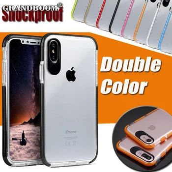 1000pcs Double Color Soft TPU Shockproof Transparent Case For iPhone XS Max XR X 8 7 Plus 6 6S Ultra Thin Slim Protective Cover
1000pcs Double Color Soft TPU Shockproof Transparent Case For iPhone XS Max XR X 8 7 Plus 6 6S Ultra Thin Slim Protective Cover
