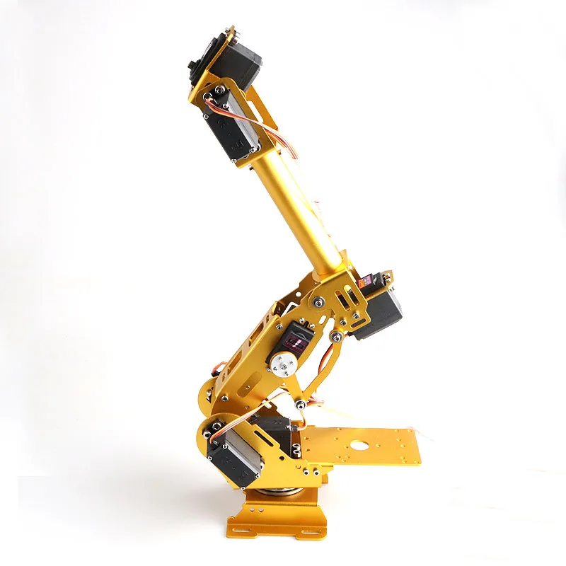 Colorful 7 DOF Metal Mechanical Arm Kit Aluminum Alloy Manipulator Clamp Claw Machinery Structure Full Set DIY Robot Arm
Colorful 7 DOF Metal Mechanical Arm Kit Aluminum Alloy Manipulator Clamp Claw Machinery Structure Full Set DIY Robot Arm
