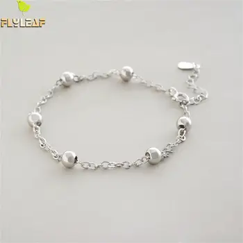 Flyleaf 925 Sterling Silver Beads Bracelets For Women Simple Fashion Fine Jewelry Bracelets & Bangles Party High Quality
Flyleaf 925 Sterling Silver Beads Bracelets For Women Simple Fashion Fine Jewelry Bracelets & Bangles Party High Quality