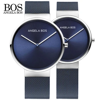 2018 New ANGELA BOS Watches Men Quartz Watch Ultra Thin Simple Couple Watch Stainless Steel Mesh Strap UltraThin Clock Hot
2018 New ANGELA BOS Watches Men Quartz Watch Ultra Thin Simple Couple Watch Stainless Steel Mesh Strap UltraThin Clock Hot