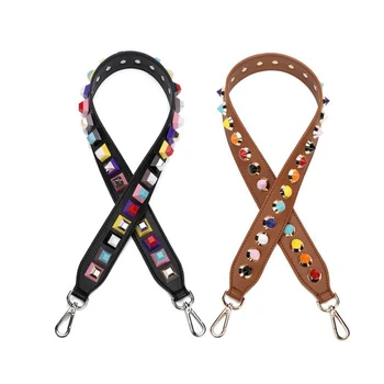 Rivet Shoulder Straps PU Leather Flower Straps Fashion Tide Women 90CM Bolsa Belt Silver Buckle Bag Accessories Bag Part Strap
Rivet Shoulder Straps PU Leather Flower Straps Fashion Tide Women 90CM Bolsa Belt Silver Buckle Bag Accessories Bag Part Strap