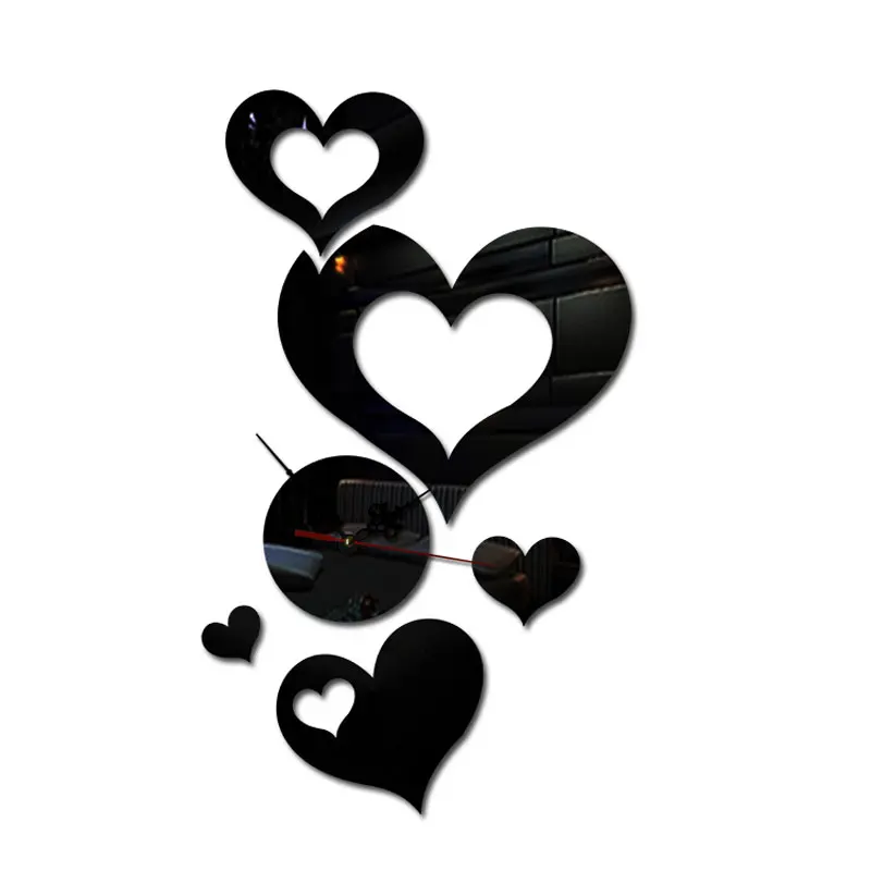 DIY Heart Wall Clock 3D Wall Clock For Living Room Modern Design Wall Clocks Decorative 3D DIY Mirror Clock For The Kitchen
DIY Heart Wall Clock 3D Wall Clock For Living Room Modern Design Wall Clocks Decorative 3D DIY Mirror Clock For The Kitchen