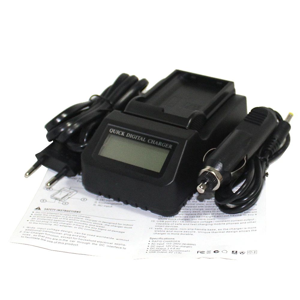 LED Display Fast Rechargeable Battery Charger for Nikon EN-EL15 Battery/Nikon D600 D610 D7000 D7100 D750 D800 D800S D800E DSLR
LED Display Fast Rechargeable Battery Charger for Nikon EN-EL15 Battery/Nikon D600 D610 D7000 D7100 D750 D800 D800S D800E DSLR