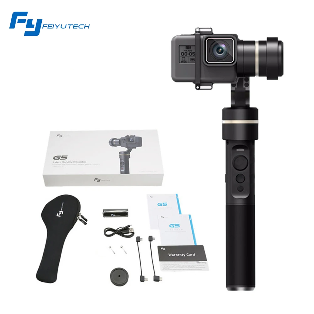 

FeiyuTech Feiyu G5 Splash Proof waterproof 3-Axis Handheld Action Camera Gimbal For GoPro HERO 6 5 4 3 3+ Xiaomi yi 4k SJ AEE