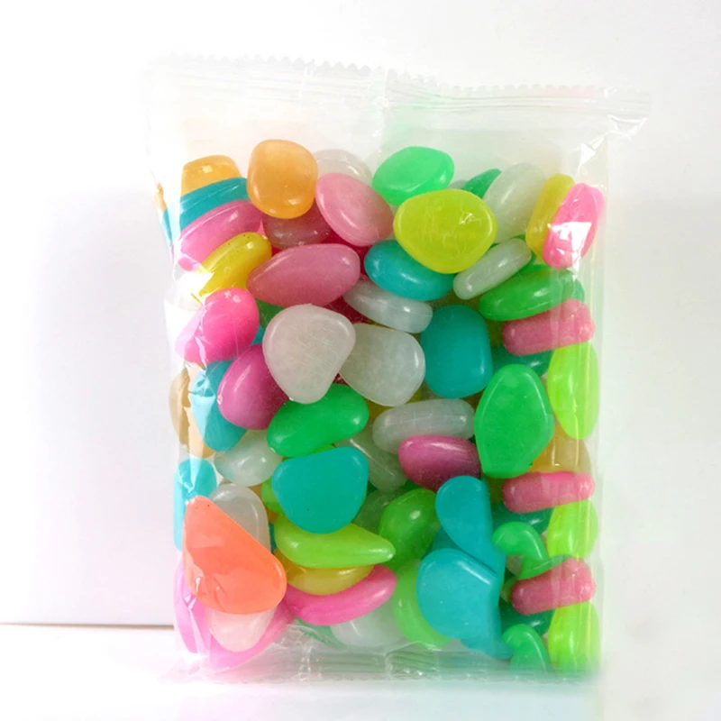 100pcs/pack Garden Ornaments Stone Glow In The Dark Luminous Pebbles Stones For Walkway Wedding Decoration Party Event Supplies
100pcs/pack Garden Ornaments Stone Glow In The Dark Luminous Pebbles Stones For Walkway Wedding Decoration Party Event Supplies