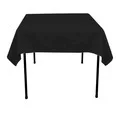 HK DHL Stain Feel 54 inch/140cm Polyester Square Tablecloth Black for Wedding, 5/Pack
HK DHL Stain Feel 54 inch/140cm Polyester Square Tablecloth Black for Wedding, 5/Pack