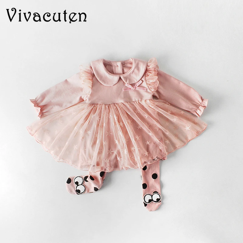 Ins 2019 Spring Baby Girls Dress Baby Clothes Long Sleeve Star Mesh Pure Cotton Climbing Clothes Cute Baby Girls Bodysuit B134
Ins 2019 Spring Baby Girls Dress Baby Clothes Long Sleeve Star Mesh Pure Cotton Climbing Clothes Cute Baby Girls Bodysuit B134