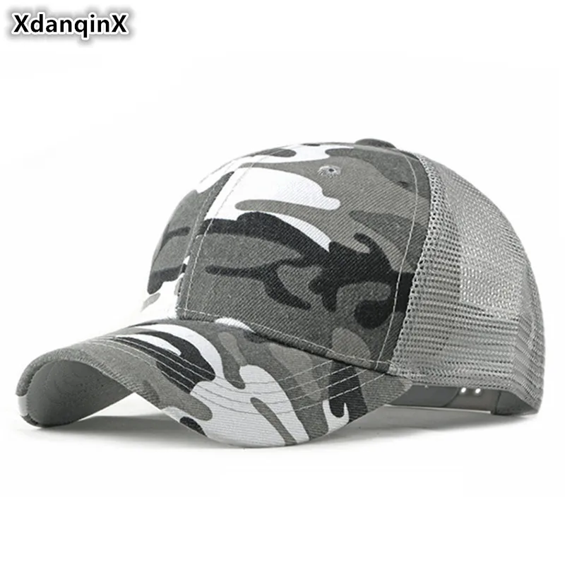 XdanqinX New Camouflage Hat Men's Breathable Baseball Cap Women's Mesh Ventilation Ponytail Net Caps Adjustable Size Sports Cap
XdanqinX New Camouflage Hat Men's Breathable Baseball Cap Women's Mesh Ventilation Ponytail Net Caps Adjustable Size Sports Cap