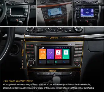 XTRONS Android 8.0 Radio 32GB ROM 4GB RAM Car DVD Player for Mercedes Benz E-Class W211 E200 E220 E240 E270 E280 2002-2008 W219
XTRONS Android 8.0 Radio 32GB ROM 4GB RAM Car DVD Player for Mercedes Benz E-Class W211 E200 E220 E240 E270 E280 2002-2008 W219