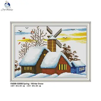 The Winter Snow Patterns Cross-stitch Kits,Needlework Printed Easy to Embroidery,Suitable for Beginners DIY Hand Made Crafts
The Winter Snow Patterns Cross-stitch Kits,Needlework Printed Easy to Embroidery,Suitable for Beginners DIY Hand Made Crafts