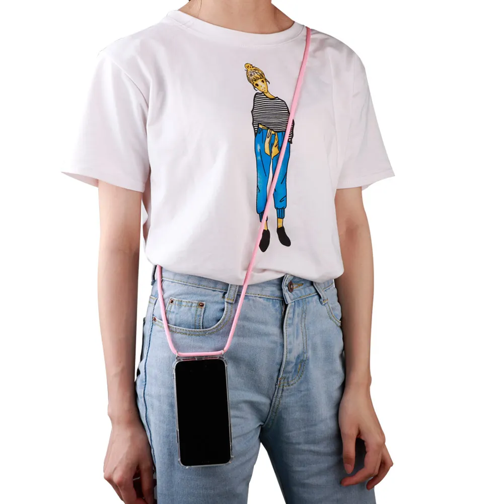 TPU Phone Case Cover Crossbody with Strap 1.5m long Rope Cord for Huawei P30 P20 Lite Plus P30 pro Mate 10 20 Pro Mate 20X
TPU Phone Case Cover Crossbody with Strap 1.5m long Rope Cord for Huawei P30 P20 Lite Plus P30 pro Mate 10 20 Pro Mate 20X