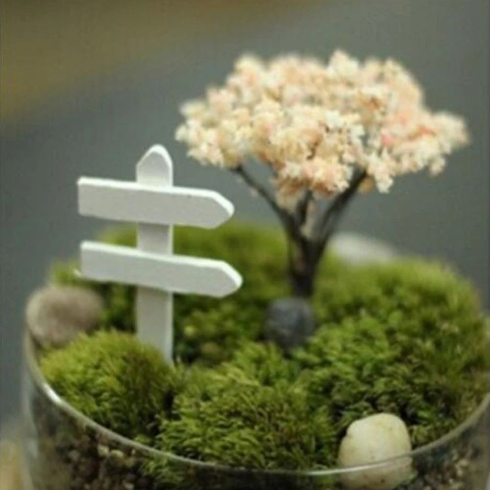 Wood Fence Signpost Miniature Fairy Garden Home Houses Decoration Craft Micro Landscaping Decor DIY Accessories
Wood Fence Signpost Miniature Fairy Garden Home Houses Decoration Craft Micro Landscaping Decor DIY Accessories