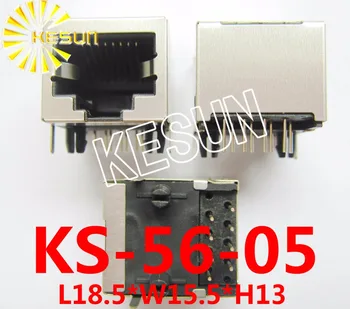 100PCS x RJ45 56 Shield type 18.5mm 8P8C 8Pin Metal PCB Right Angle Modular Female Network Socket LAN Connector
100PCS x RJ45 56 Shield type 18.5mm 8P8C 8Pin Metal PCB Right Angle Modular Female Network Socket LAN Connector