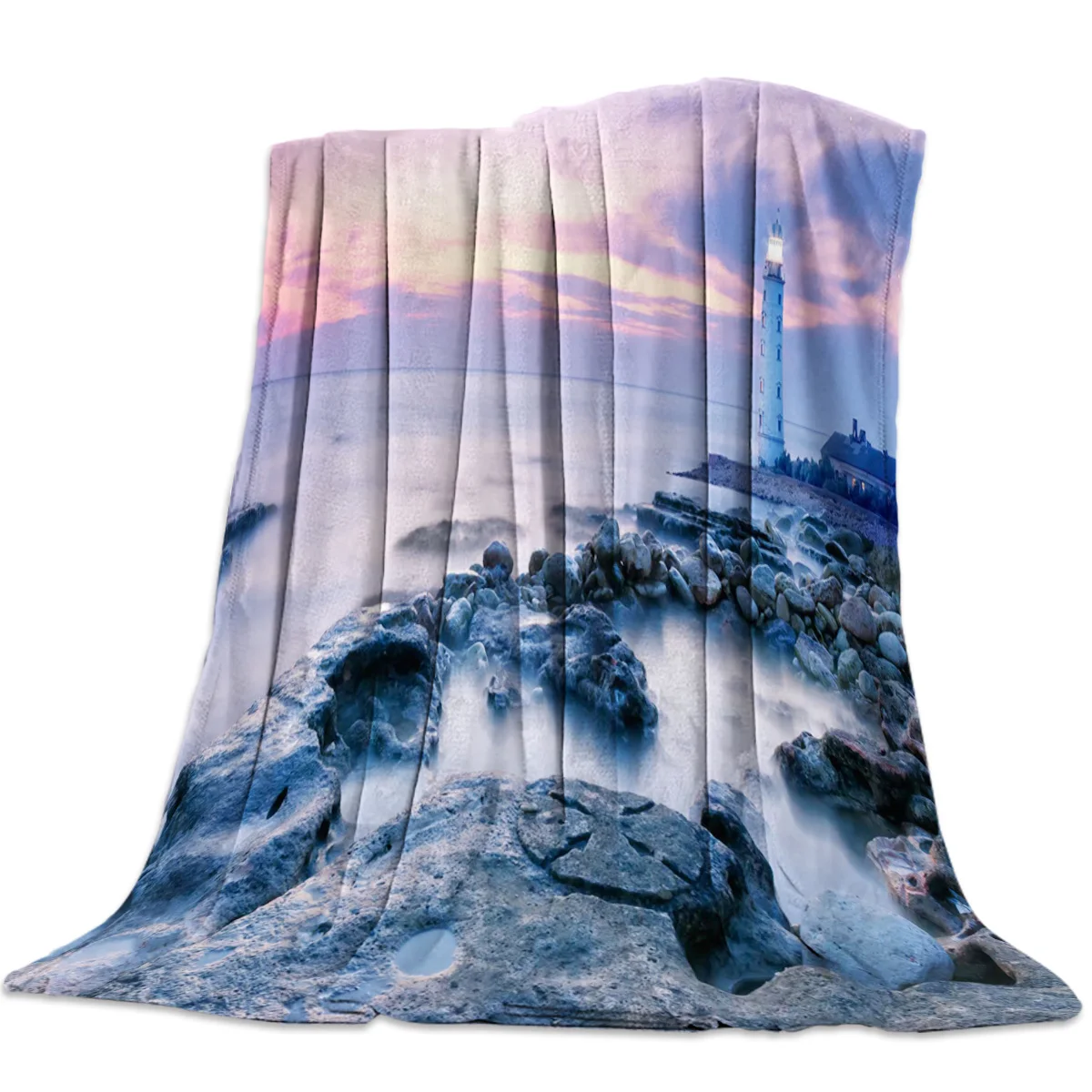 Evening Scenery Lighthouse Ocean Reef Sunset Colorful Clouds Throw Blanket Soft Warm Microfiber Blanket Flannel Blanket
Evening Scenery Lighthouse Ocean Reef Sunset Colorful Clouds Throw Blanket Soft Warm Microfiber Blanket Flannel Blanket