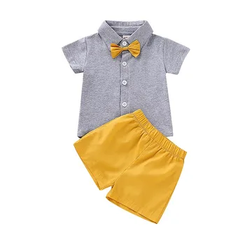 Baby boy or girl clothes set two model Gray Top + Yellow Pants 2 piece set cotton for 0-3T
Baby boy or girl clothes set two model Gray Top + Yellow Pants 2 piece set cotton for 0-3T