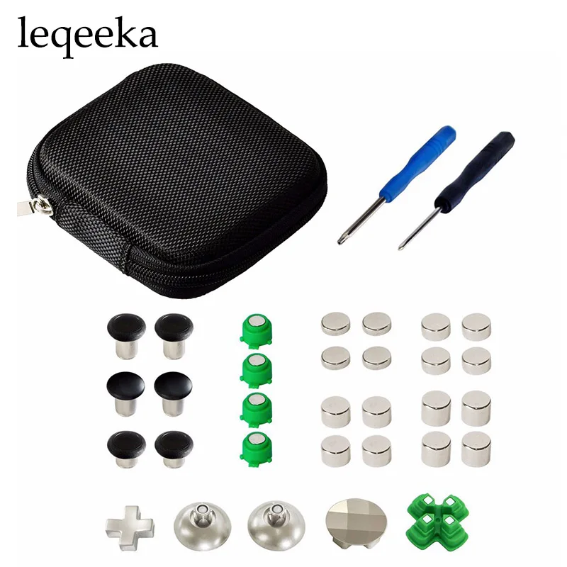31 in 1 Custom Thumbstick Joystick D-Pad ABXY Button Set with T6 T8 Tools for PS4 Slim Pro for Dualshock 4 Controller
31 in 1 Custom Thumbstick Joystick D-Pad ABXY Button Set with T6 T8 Tools for PS4 Slim Pro for Dualshock 4 Controller