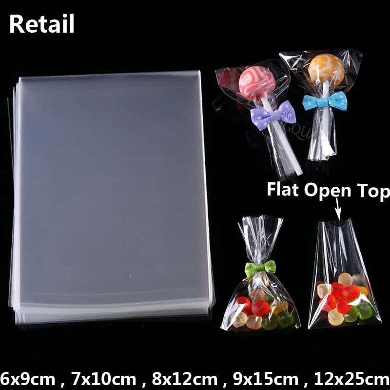 Clear Flat Open Top Small Plastic Bags Sweet Packing Chocolate Cookie Candy Packaging Bag Birthday Party DIY Decoration Gift Bag
Clear Flat Open Top Small Plastic Bags Sweet Packing Chocolate Cookie Candy Packaging Bag Birthday Party DIY Decoration Gift Bag