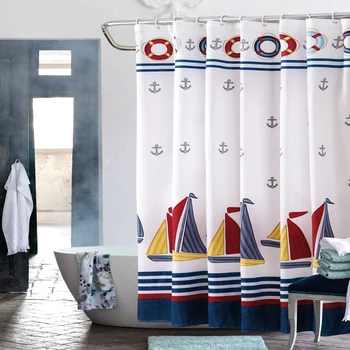 Shower Curtain Polyester Cloth Waterproof Moldproof Blue Anchor Ship Boat Bathroom Curtain 180x180cm/71x71'' With 12 Hooks C63
Shower Curtain Polyester Cloth Waterproof Moldproof Blue Anchor Ship Boat Bathroom Curtain 180x180cm/71x71'' With 12 Hooks C63