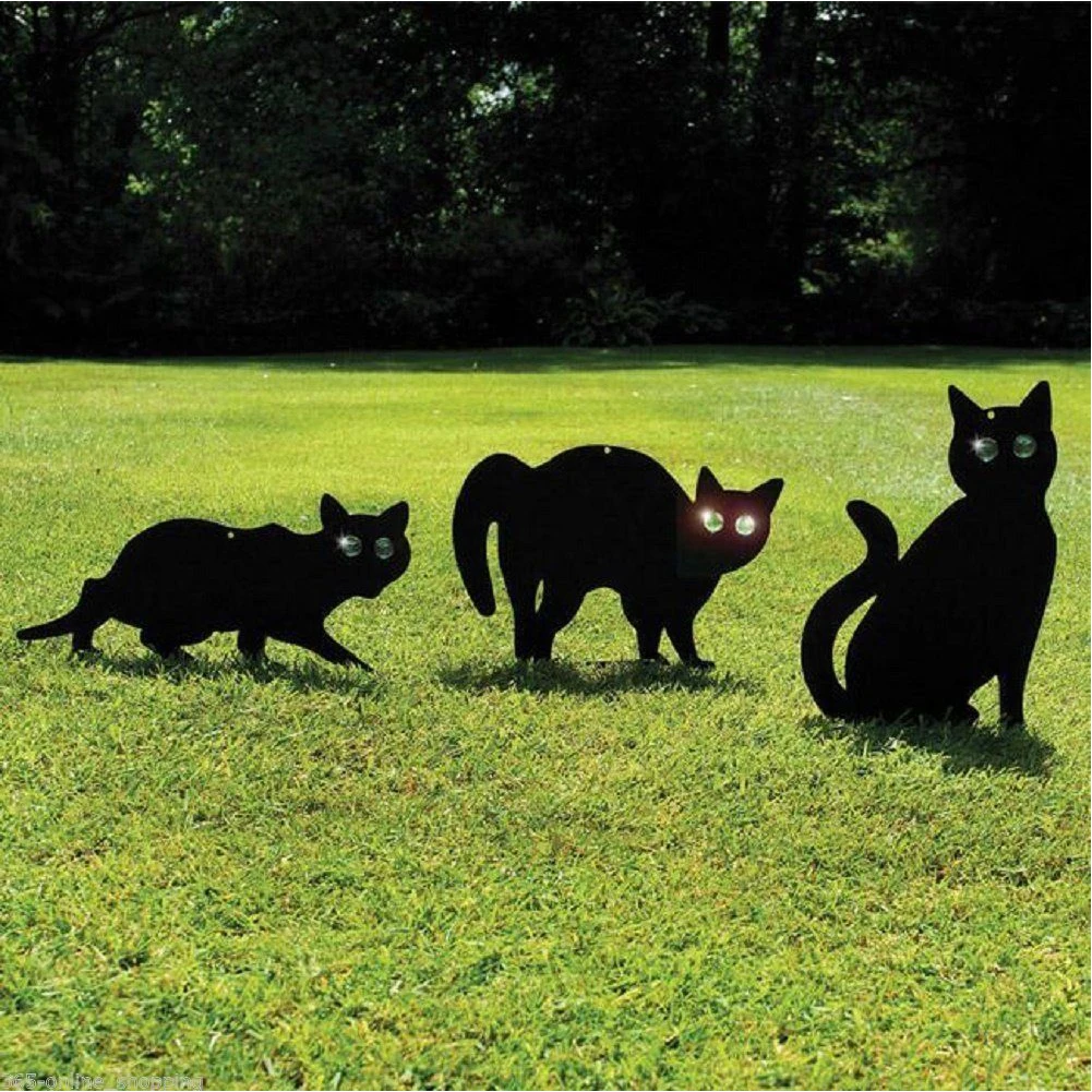 3Pcs Stop Pest Spikes Fixing Deterrent Protect With Eyes Black Rodents PVC Cat Shape Control Rustproof Bird Repel Garden Scarer
3Pcs Stop Pest Spikes Fixing Deterrent Protect With Eyes Black Rodents PVC Cat Shape Control Rustproof Bird Repel Garden Scarer