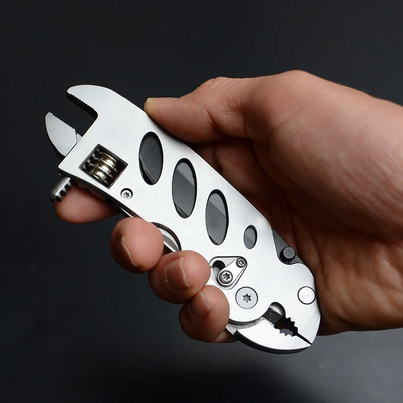Outdoor Stainless Steel Adjustable Wrench Edc Multi Tool Camping Army Survival Pocket Folding Knife Hunting Knives
Outdoor Stainless Steel Adjustable Wrench Edc Multi Tool Camping Army Survival Pocket Folding Knife Hunting Knives