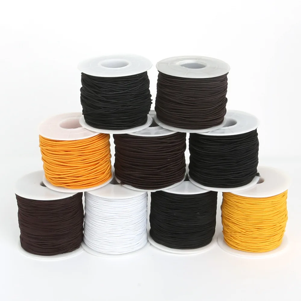 Dia 0.8/1.2/1.5mm Round Elastic Rope Multirole Elastic Band Trim Ribbon Sewing Spandex Lace Trim Waist Band Garment Accessory
Dia 0.8/1.2/1.5mm Round Elastic Rope Multirole Elastic Band Trim Ribbon Sewing Spandex Lace Trim Waist Band Garment Accessory