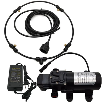F002 Low Pressure PE Misting Fan Ring System for any fan,DC 12V 5L/Min Fine Pump+Power Supply+Mist System with Brass Mist Nozzle
F002 Low Pressure PE Misting Fan Ring System for any fan,DC 12V 5L/Min Fine Pump+Power Supply+Mist System with Brass Mist Nozzle