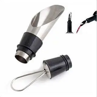 Stylish Stainless Steel Wine Pourers Wine Funnel Bottle Pourer Dumping Wine Stoppers Plug Bar Tools Rolhas dos vinhos
Stylish Stainless Steel Wine Pourers Wine Funnel Bottle Pourer Dumping Wine Stoppers Plug Bar Tools Rolhas dos vinhos