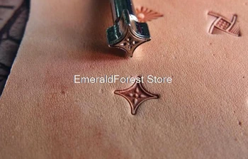 Leather carving printing tool DIY hand tools New steel carving geometric figure geometric pattern printing diagonal 11mm
Leather carving printing tool DIY hand tools New steel carving geometric figure geometric pattern printing diagonal 11mm