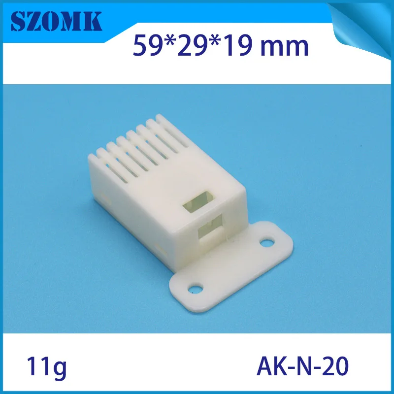 1 piece, 59*29*19mm szomk diy plastic box humidity temperature sensor pcb electronics housing box white plastic case
1 piece, 59*29*19mm szomk diy plastic box humidity temperature sensor pcb electronics housing box white plastic case