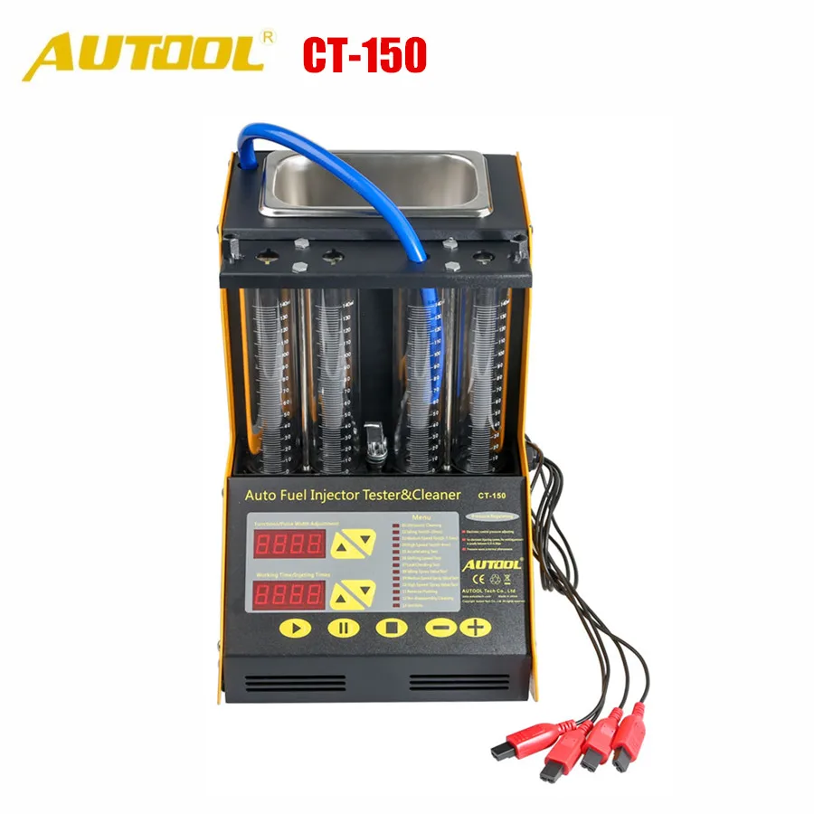 Автомобильный тестер инжектора AUTOOL CT150 ультразвуковая очистка Автомобильные