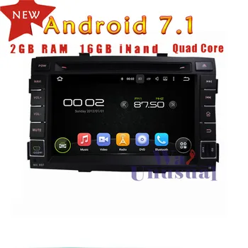 WANUSUAL 7 Inch Quad Core 16G 2G RAM Android 7.1 Car DVD Player for Kia Sorento 2011 GPS Navigation with BT WIFI 3G Free Maps
WANUSUAL 7 Inch Quad Core 16G 2G RAM Android 7.1 Car DVD Player for Kia Sorento 2011 GPS Navigation with BT WIFI 3G Free Maps