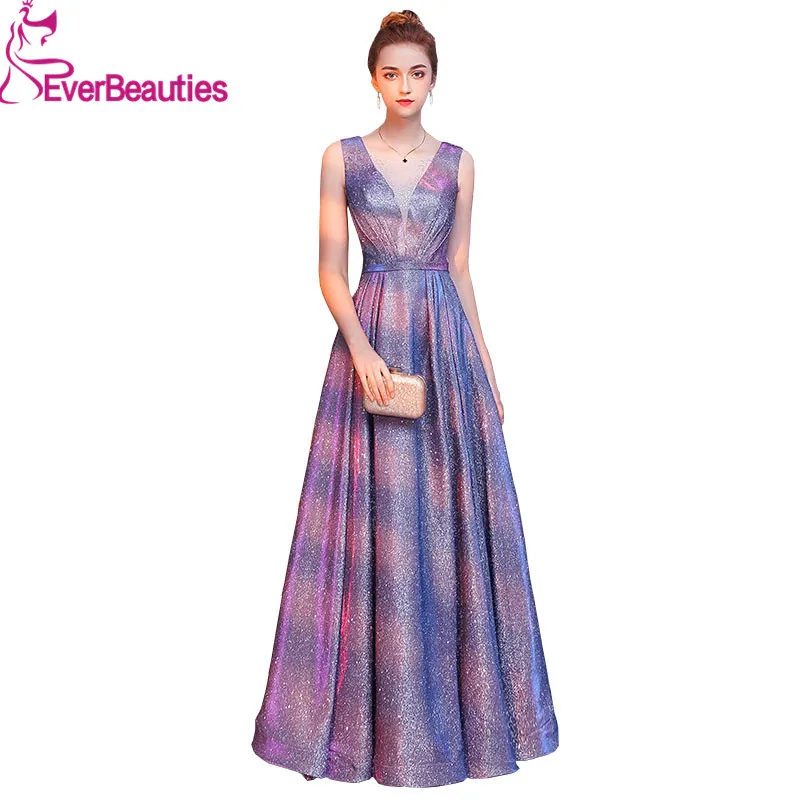 Sleeveless Evening Dress Long V-Neck Bride Banquet Long Prom Party Formal Gowns Robe De Soiree Evening Gowns
Sleeveless Evening Dress Long V-Neck Bride Banquet Long Prom Party Formal Gowns Robe De Soiree Evening Gowns