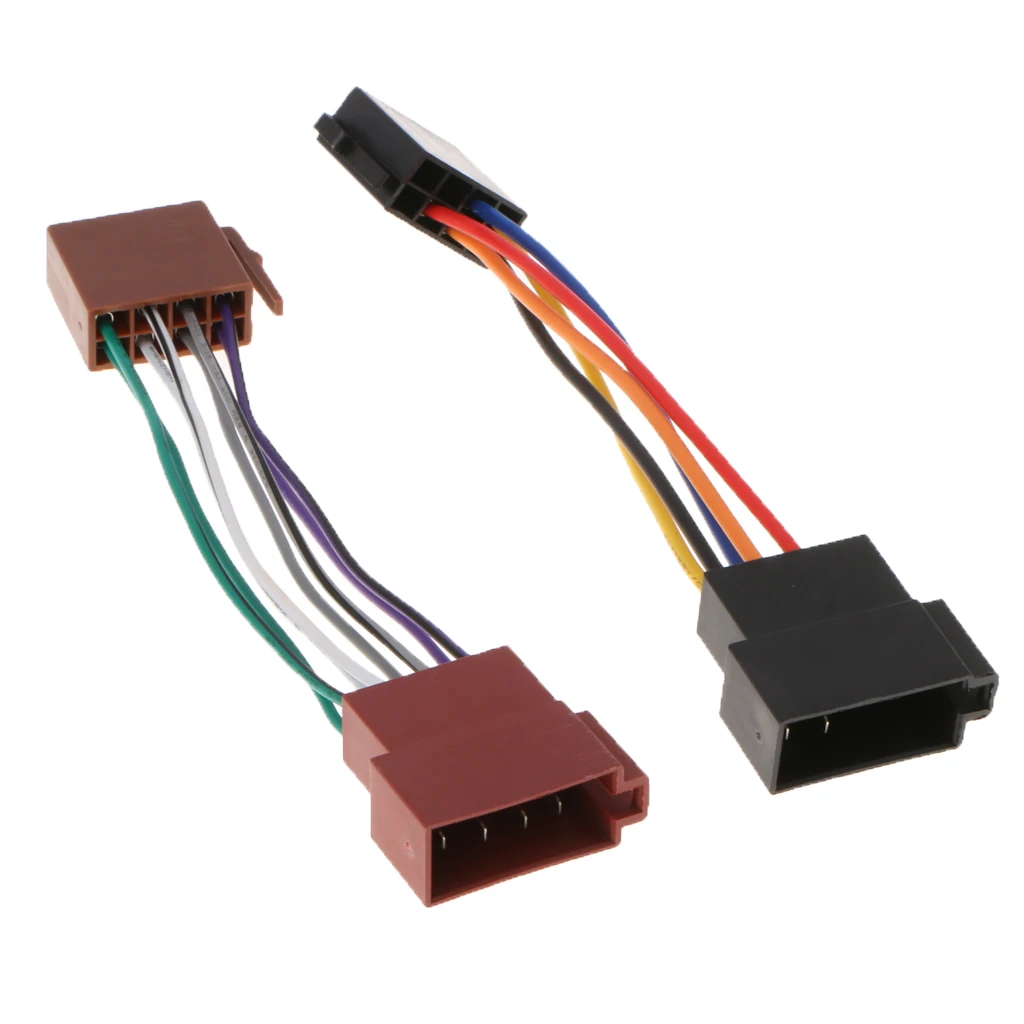 ISO Car Radio Wire Cable Wiring Harness Stereo Adapter Connector for VW Good Qaulity and Fast For Shipping