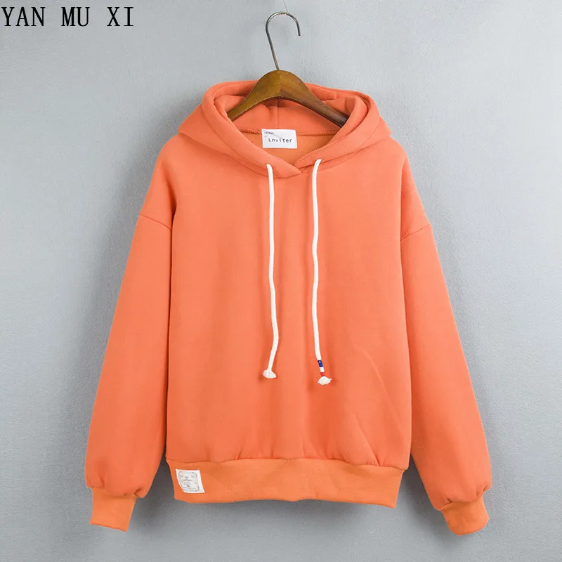 New brand Fashion sweatshirt 2017 New autumn and winter Korea pure color Sweatshirts female long sleeve Loose hoodie tops
New brand Fashion sweatshirt 2017 New autumn and winter Korea pure color Sweatshirts female long sleeve Loose hoodie tops