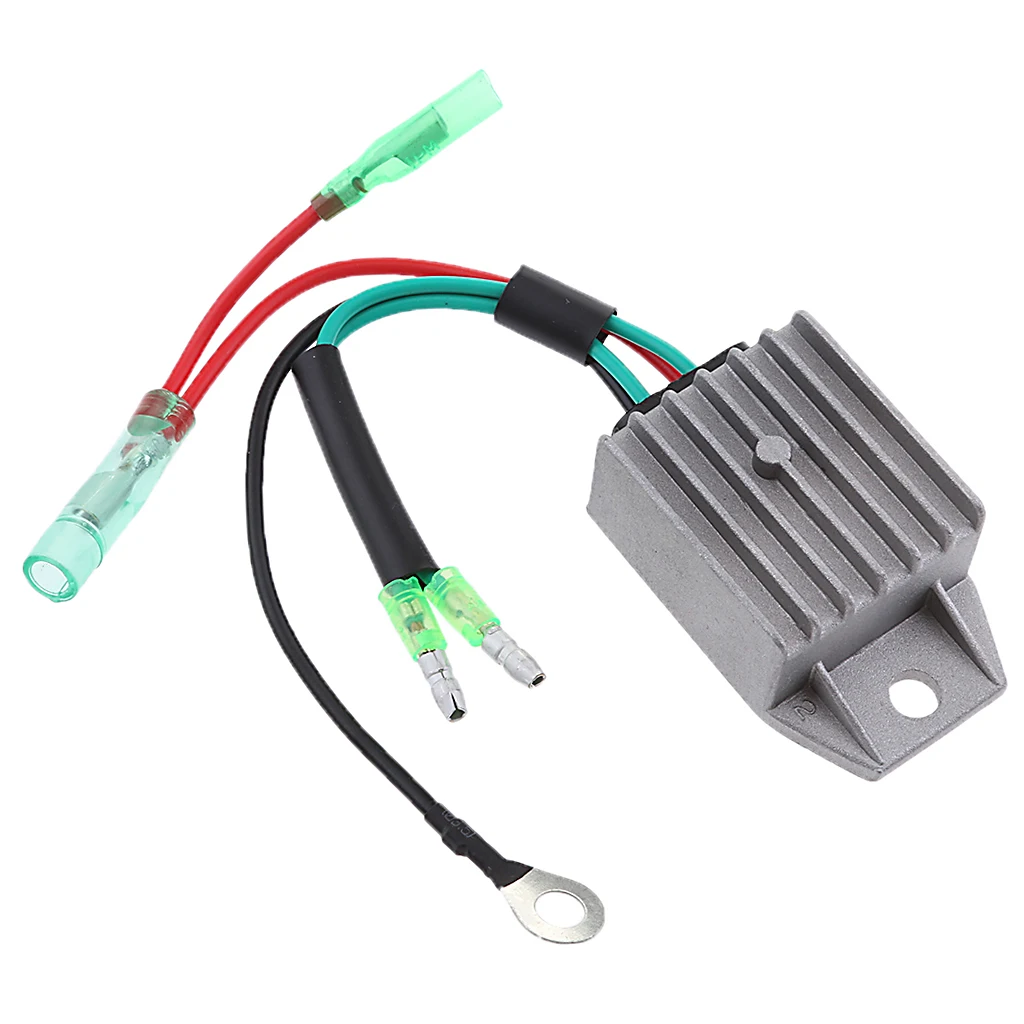 Marine Boat Outboard Voltage Regulator Rectifier Male Plug Replacement for Yamaha 40HP 2-Stroke Engines, Color Gray
Marine Boat Outboard Voltage Regulator Rectifier Male Plug Replacement for Yamaha 40HP 2-Stroke Engines, Color Gray
