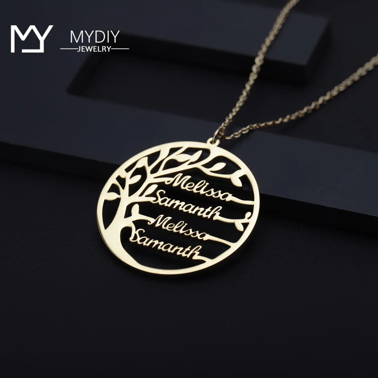 Tree of life pendant Any Name Custom Necklace For Woman Personalized Pendants Gold 316L Stainless Steel Family portrait necklace
Tree of life pendant Any Name Custom Necklace For Woman Personalized Pendants Gold 316L Stainless Steel Family portrait necklace