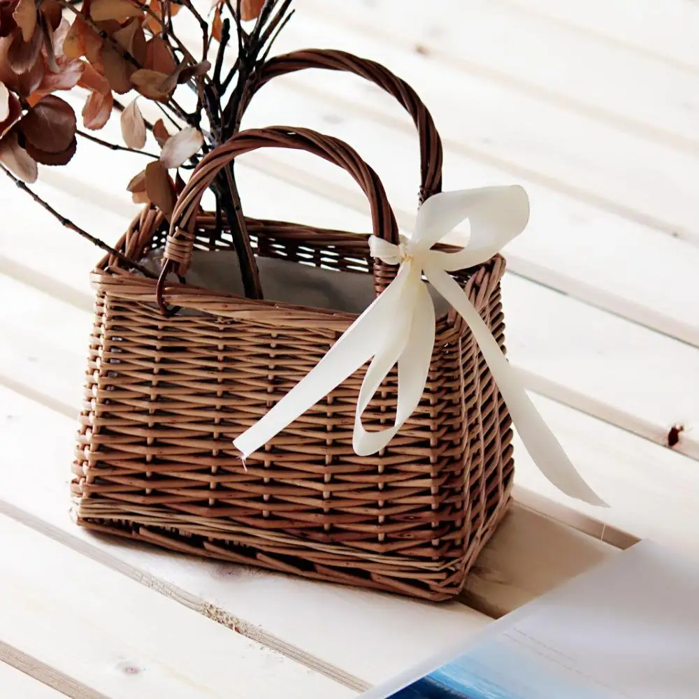 Handmade Wicker Willow Storage Basket Square Round Mulit Style Woven Straw Women Summer Rattan Bag Beach Circle Bohemia Handbag
Handmade Wicker Willow Storage Basket Square Round Mulit Style Woven Straw Women Summer Rattan Bag Beach Circle Bohemia Handbag