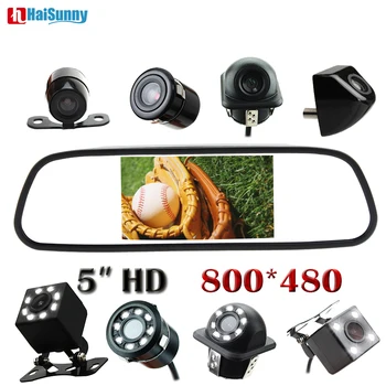 HaiSunny 5 Inch Car Parking Rearview Mirror Color 2 Video Input With Rearview Mirror Camera For Parking Monitor System
HaiSunny 5 Inch Car Parking Rearview Mirror Color 2 Video Input With Rearview Mirror Camera For Parking Monitor System