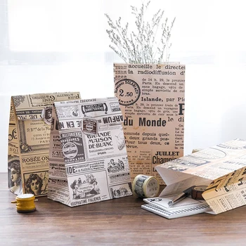 old news paper theme 12pcs paper bag old mad Retro vintga print design gift packaging birthday party Gift Wrap Storage bag
old news paper theme 12pcs paper bag old mad Retro vintga print design gift packaging birthday party Gift Wrap Storage bag