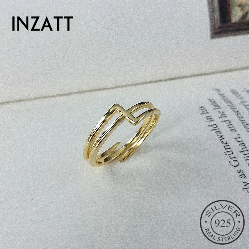 INZATT Real 925% Sterling Silver Hollow Line Ring For Fashion Women Party Minimalist Fine Jewelry Punk Accessories 2019 Gift
INZATT Real 925% Sterling Silver Hollow Line Ring For Fashion Women Party Minimalist Fine Jewelry Punk Accessories 2019 Gift