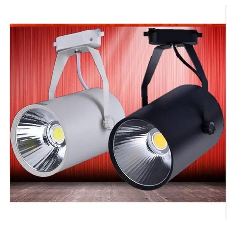 LED Track Light 30W COB Rail Lights Spotlight Equal 300W Halogen Lamp 45mil 110v 120v 220v 230v 240v Warm Cold Natural White | Освещение