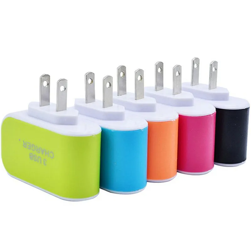 3usb candy charger Beauty plug Save a lot of socket space Family utility Safety Mobile phone American Standard US | Мобильные