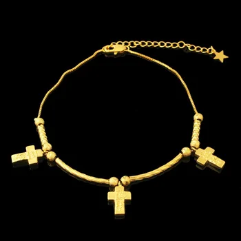 Cross Bracelet Crystal Chain Bracelets & Bangles For Women Gold color Charm Bracelet Jewelry
Cross Bracelet Crystal Chain Bracelets & Bangles For Women Gold color Charm Bracelet Jewelry