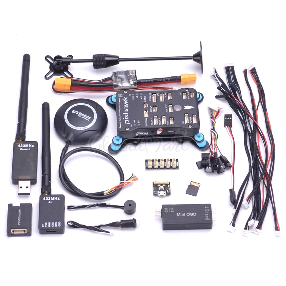 Pixhawk PX4 PIX 2.4.8 32 Bit Flight Controller 4G SD Safety Switch Buzzer M8N GPS Mini OSD PPM RGB I2C 433 / 915 100mw Telemetry
Pixhawk PX4 PIX 2.4.8 32 Bit Flight Controller 4G SD Safety Switch Buzzer M8N GPS Mini OSD PPM RGB I2C 433 / 915 100mw Telemetry